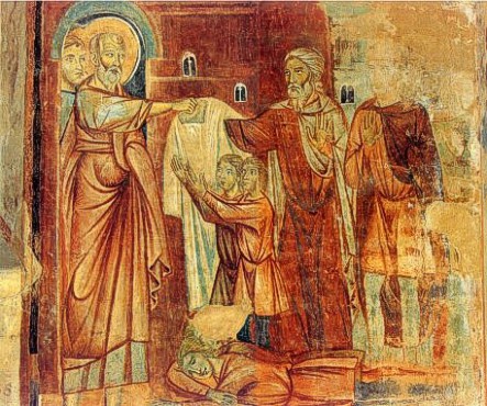 Corso di Buono, La resurrezione dei fanciulli morti (1284)  dans immagini sacre sanlorenzo_corsodibuono2